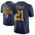 NFL Green Bay Packers Eric Stokes 21 Nike Navy Blue 2021 Draft Jersey