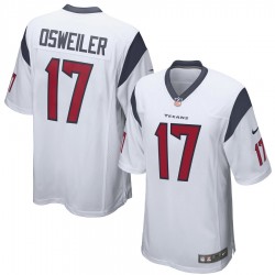 NFL Houston Texans Brock Osweiler 17 Nike White Jersey