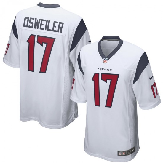 NFL Houston Texans Brock Osweiler 17 Nike White Jersey