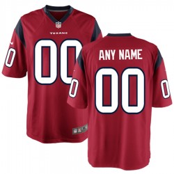 NFL Houston Texans Custom Nike Red Jersey