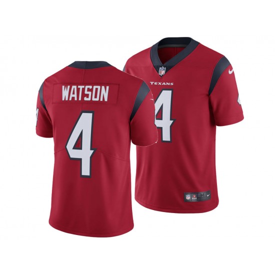 NFL Houston Texans DeShaun Watson 4 Nike Red Jersey