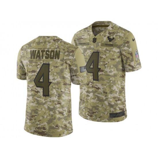 NFL Houston Texans DeShaun Watson 4 Nike Salute To Service Jersey
