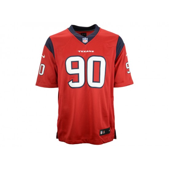 NFL Houston Texans Jadeveon Clowney 90 Nike Red Jersey