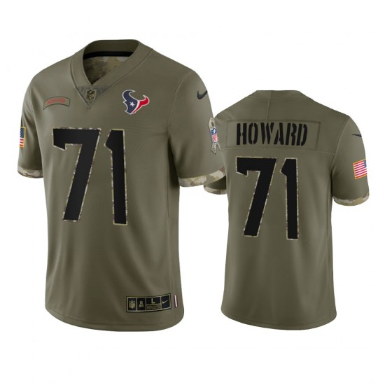 NFL Houston Texans Tytus Howard 71 Nike 2022 Salute to Service Jersey