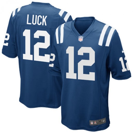 NFL Indianapolis Colts Andrew Luck 12 Nike Royal Jersey