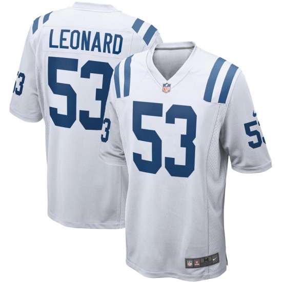 NFL Indianapolis Colts Darius Leonard 53 Nike White Jersey