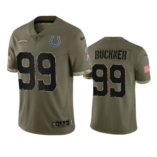 NFL Indianapolis Colts DeForest Buckner 99 Nike 2022 Salute to Service Jersey