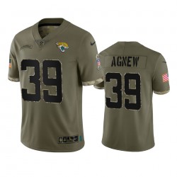 NFL Jacksonville Jaguars Jamal Agnew 39 Nike 2022 Salute to Service Jersey