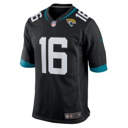 NFL Jacksonville Jaguars Trevor Lawrence 16 Nike Black 2021 Draft Jersey