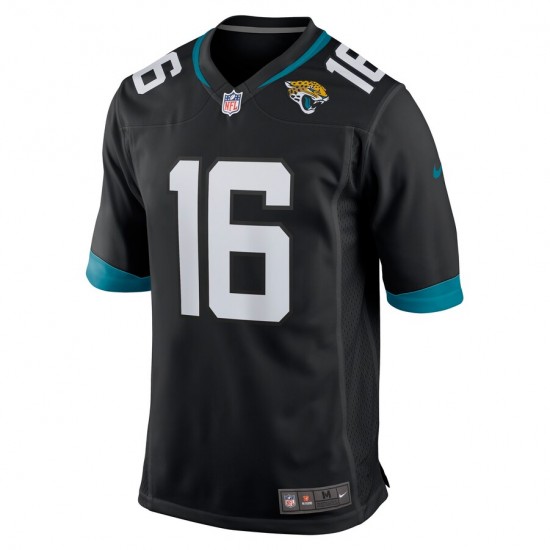 NFL Jacksonville Jaguars Trevor Lawrence 16 Nike Black 2021 Draft Jersey