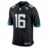 NFL Jacksonville Jaguars Trevor Lawrence 16 Nike Black 2021 Draft Jersey