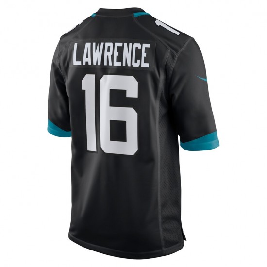 NFL Jacksonville Jaguars Trevor Lawrence 16 Nike Black 2021 Draft Jersey