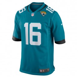 NFL Jacksonville Jaguars Trevor Lawrence 16 Nike Teal 2021 Draft Jersey