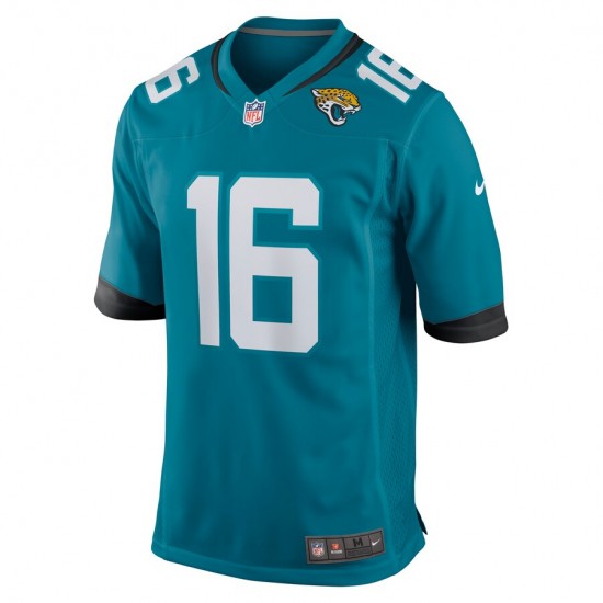 NFL Jacksonville Jaguars Trevor Lawrence 16 Nike Teal 2021 Draft Jersey