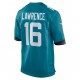 NFL Jacksonville Jaguars Trevor Lawrence 16 Nike Teal 2021 Draft Jersey