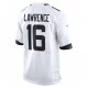 NFL Jacksonville Jaguars Trevor Lawrence 16 Nike White 2021 Draft Jersey