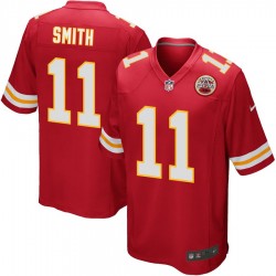 NFL Kansas City Chiefs Alex Smith 11 Nike Red Jersey