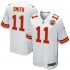NFL Kansas City Chiefs Alex Smith 11 Nike White Jersey