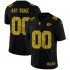 NFL Kansas City Chiefs Custom Nike Flocked Leopard Print Black Jersey