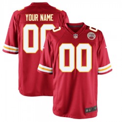 NFL Kansas City Chiefs Custom Nike Red Jersey