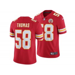 NFL Kansas City Chiefs Derrick Thomas 58 Nike Red Jersey