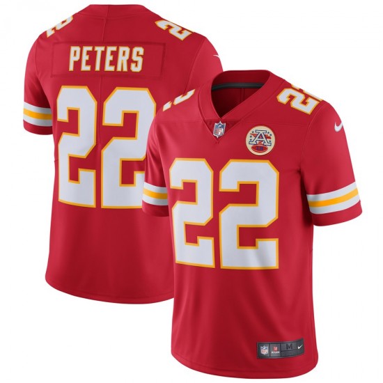 NFL Kansas City Chiefs Marcus Peters 22 Nike Red Jersey