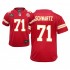 NFL Kansas City Chiefs Mitchell Schwartz 71 Nike Red 2021 Super Bowl LV Jersey