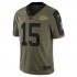 NFL Kansas City Chiefs Patrick Mahomes 15 Nike 2021 Salute to Service Jersey