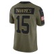 NFL Kansas City Chiefs Patrick Mahomes 15 Nike 2021 Salute to Service Jersey