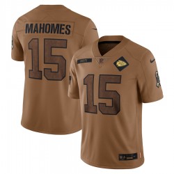 NFL Kansas City Chiefs Patrick Mahomes 15 Nike 2023 Salute To Service Jersey
