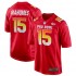 NFL Kansas City Chiefs Patrick Mahomes 15 Nike Red 2019 Pro Bowl Jersey
