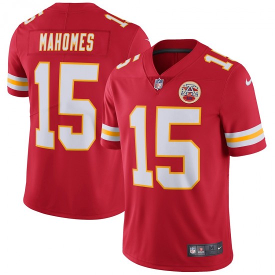 NFL Kansas City Chiefs Patrick Mahomes 15 Nike Red Jersey