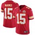 NFL Kansas City Chiefs Patrick Mahomes 15 Nike Red Jersey