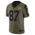 NFL Kansas City Chiefs Travis Kelce 87 Nike 2021 Salute to Service Jersey