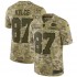 NFL Kansas City Chiefs Travis Kelce 87 Nike Camo Salute to Service Jersey