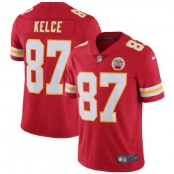 NFL Kansas City Chiefs Travis Kelce 87 Nike Red Jersey