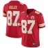 NFL Kansas City Chiefs Travis Kelce 87 Nike Red Jersey