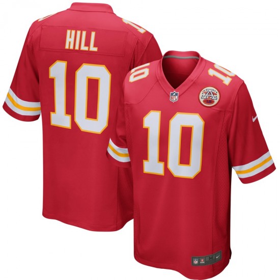 NFL Kansas City Chiefs Tyreek Hill 10 Nike Red Jersey