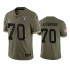 NFL Las Vegas Raiders Alex Leatherwood 70 Nike 2022 Salute to Service Jersey
