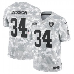 NFL Las Vegas Raiders Bo Jackson Nike 2024 Salute to Service Jersey