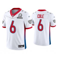NFL Las Vegas Raiders Cole 6 Nike White 2022 AFC Pro Bowl Jersey