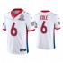 NFL Las Vegas Raiders Cole 6 Nike White 2022 AFC Pro Bowl Jersey