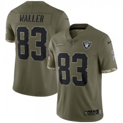 NFL Las Vegas Raiders Darren Waller 83 Nike 2022 Salute to Service Jersey