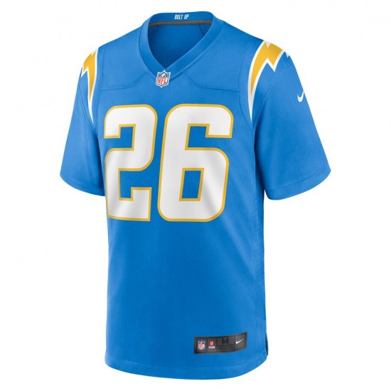 NFL Los Angeles Chargers Asante Samuel Jr. 26 Nike Blue 2021 Draft Jersey