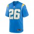 NFL Los Angeles Chargers Asante Samuel Jr. 26 Nike Blue 2021 Draft Jersey