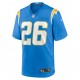 NFL Los Angeles Chargers Asante Samuel Jr. 26 Nike Blue 2021 Draft Jersey