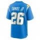 NFL Los Angeles Chargers Asante Samuel Jr. 26 Nike Blue 2021 Draft Jersey