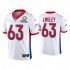 NFL Los Angeles Chargers Corey Linsley 63 Nike White 2022 AFC Pro Bowl Jersey