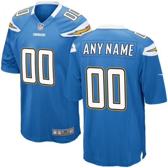 NFL Los Angeles Chargers Custom Nike Blue Jersey