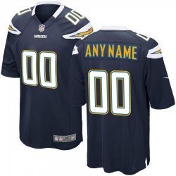 NFL Los Angeles Chargers Custom Nike Navy Jersey